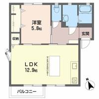 メゾンフレールBの間取り