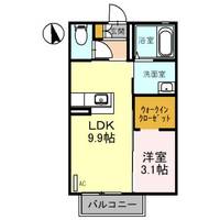 サンフール三上 Aの間取り