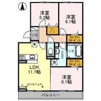 物件の間取り画像