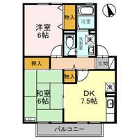 グランドール渡辺 Aの間取り