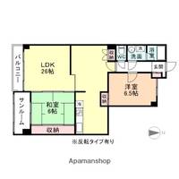 ベルヴィー・カワカミ2-Cの間取り