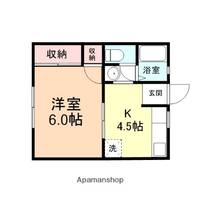 コーポ吉島203の間取り