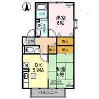 コーポラスみどりの間取り