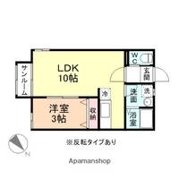 GREEN GABLES A棟102の間取り