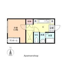 サンローラン北代107の間取り