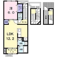 シャンティⅡBの間取り