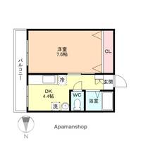 コンチネンタル寺町3Bの間取り