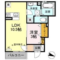 プレミューズ春日の間取り