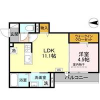 HERZ八日市(ヘルツヨウカイチ)の間取り
