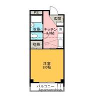 オーハイム赤坂205の間取り