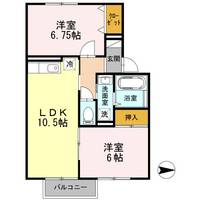 サンパティーク Aの間取り