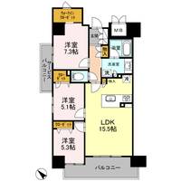 プレミスト金沢駅西口II 1001号室の間取り