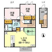 Canna K (カンナ K)の間取り