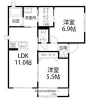 物件の間取り画像