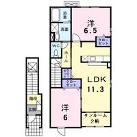 セリオ辰口の間取り
