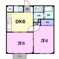 ロマニー土村Ⅱの間取り