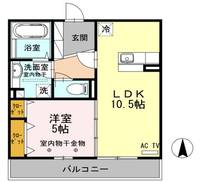 アンソレイエの間取り