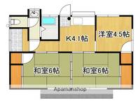 山梨県甲斐市西八幡(一戸建)の賃貸物件の間取り