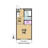 コーポミハラ (三津屋町1丁目)101の間取り