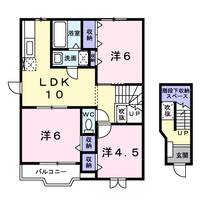 メゾンカスターナBの間取り