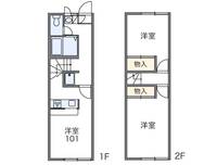 レオパレスシェルティ110の間取り