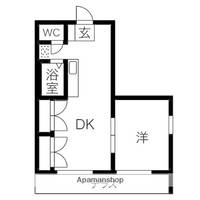 リバーライズⅡ101の間取り