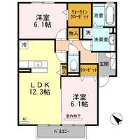 ハッピーハウスⅢの間取り