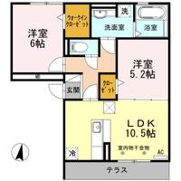 プレジール A棟の間取り