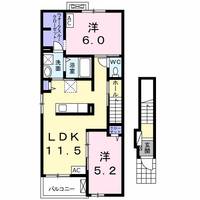 エフティヒア Aの間取り