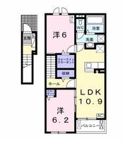 カーサ ノア Ⅰの間取り