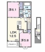シルキー ピークの間取り