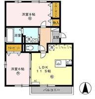 エルドラード清水の間取り