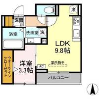 セレスティア西荘 EASTの間取り
