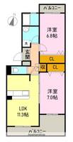物件の間取り画像