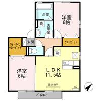 ソシア宮島Ⅱの間取り