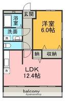 物件の間取り画像
