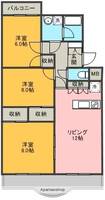 ミラージュ.Kの間取り