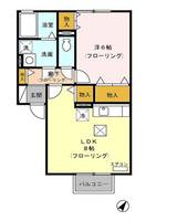 フローラ山口の間取り