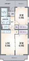 コンフォート荻素の間取り