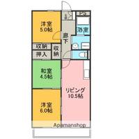 ドミールK壱番館・弐番館2-202の間取り