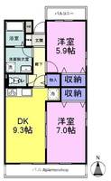 物件の間取り画像