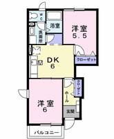 メゾン桃郷の間取り