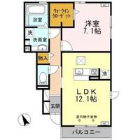 クレア Aの間取り