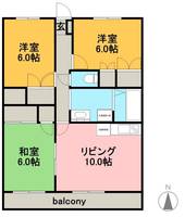 コーポしろかねの間取り