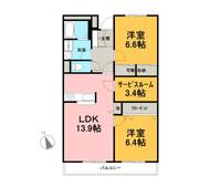 サンパティーク香貫の間取り