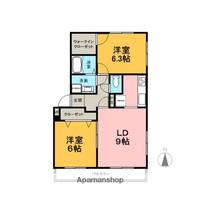 静岡県沼津市大塚の賃貸マンションの間取り