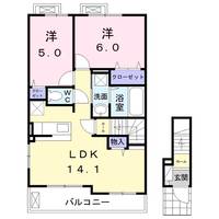 プランドールK’SメゾンⅠの間取り