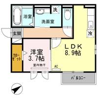 CLE DU BONHEUR(クレドボヌール) 1番館の間取り