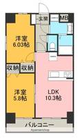 物件の間取り画像