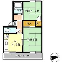 メゾンワタナベBの間取り